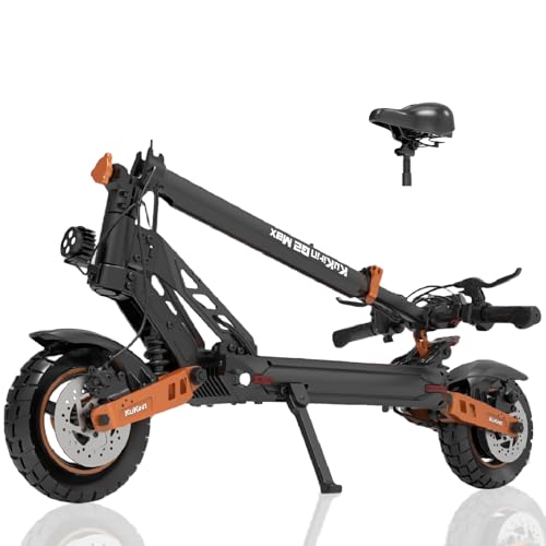 KUKIRIN G2 Max Electric Scooter with Seat, Powerful 1000W Motor, 35 MPH Max Speed, 50 Miles Range, 48V/20Ah Large Capacity Battery, Dual Brake Folding Fast e Scooter for Adult (G2max/1000W/20AH) - Best kugoo Electric Scooter
