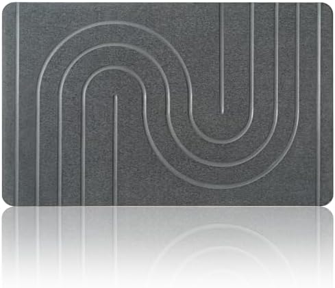 Grande Tapis de Bain en Pierre 80x50cm, Nouveau 2024 Tapis de Bai...