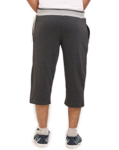 Image of VEGO Mens Cotton Three by Fourth, 3 /4, Capri, Three Quarter