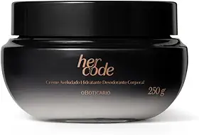 Creme Aveludado Hidratante Desodorante Corporal Her Code 250g
