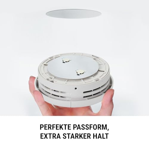SHD by OneConcept Rauchmelder mit Magnethalterung, 5X Mini-Rauchmelder, Feuermelder mit Batterie,...