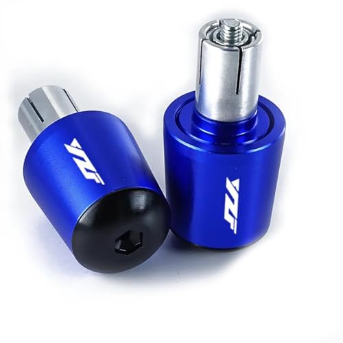 Bouchons de guidon moto CNC anti-vibration compatibles Yamaha YZF R6 R1 R3 R25