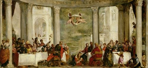 Toile peinture murale abstraite le repas chez Simon Berthe Morisot affiche salon 60x90