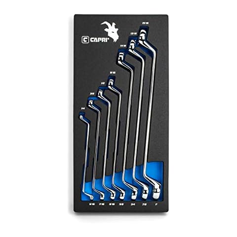 Capri Tools 75-Degree Deep Offset Double Box End Wrench Set Cover