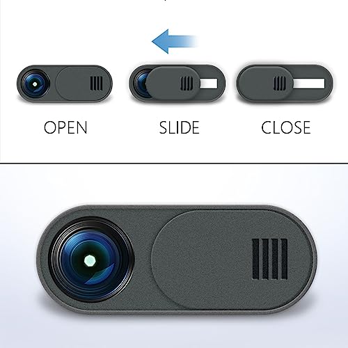 LABUYI 2Pcs Tapa Webcam,Tapa Camara Portatil,Cubierta Webcam Cover Slider,Tapa Camara Movil,Tapa Webcam Portatil,Cubre Camara Accesorios para Tabletas,Móviles,Portátiles,Tesla Modelle 3/Y - imagen 3