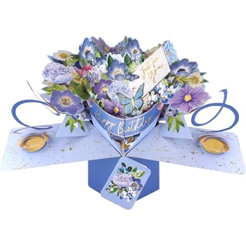 Happy Birthday 3D Pop-Up Greeting Card by Second Nature Cover