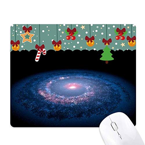 Tapis de souris planète blanc bleu Nebulae en caoutchouc haute densité