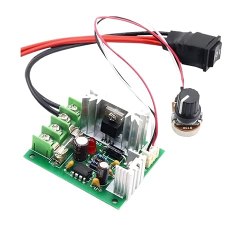 Régulateur de vitesse de moteur CC 12V variable pour double commande 10A