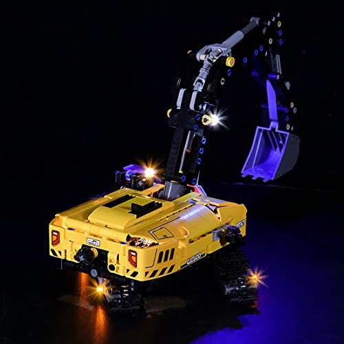 LIND Led Beleuchtungsset für Lego 42121 Technic Hydraulikbagger, Licht Set Kompatibel Mit Lego 42121 Bauset - Nicht… – Bild 6
