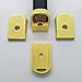 2 X Custom for Beretta 92 96 Magazine Floor Plate 9mm Fits: All Beretta 92/96 Series Gold Plated