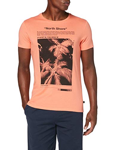 Q/S designed by - s.Oliver Herren 520.10.005.12.130.2037271 T-Shirt, 23D0 Fresh Salmon, M