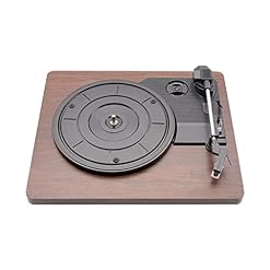 Tourne-Disque Tourne-Disque Haut-parleurs phonographes sans Fil Platine Vinyle à entraînement par Courroie à 3 Vitesses avec Haut-parleurs Tourne-Disque Bluetooth Enregistreur - Les Beatles, Paul McCartney, John Lennon, RIngo Starr, George Harrison