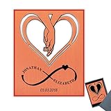 Personalised Copper 7th wedding anniversary gift for her him husband wife 22nd anniversary Present for couple Wedding anniversary present Girlfriend gift (Copper) - Image 1