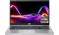 acer Aspire 3 A315-24P 15.6 Inch Laptop - (AMD Ryzen 5 7520U, 8GB, 512GB SSD, Full HD Display, Windows 11, Silver)