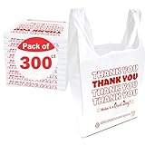 Concession Essentials Thank You Bags Pack of 300ct White
