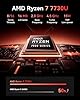 NiPoGi AM06PRO Mini PC Ryzen 7 7730U W-11 Pro (8C/16T,fino a 4,5 GHz),16GB DDR4 512GB M.2 SSD Mini Computer 4K@60Hz Triple Display DP/HDMI/Type-C,Micro PC con Dual-LAN/WIFI6/BT5.2 per Ufficio/Casa