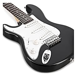 Guitare Électrique gaucher 3/4 LA par Gear4music Noir avec ampli 10W - Les Beatles, Paul McCartney, John Lennon, RIngo Starr, George Harrison Guitare Électrique gaucher 3/4 LA par Gear4music Noir avec ampli 10W – Image 4