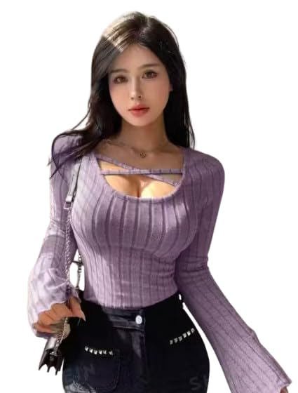 Trendy Style Collections Winters Long Sleeve TEXUTRE TOP for Girls & Women | Polyester Fabric | Casual Wear-image-7