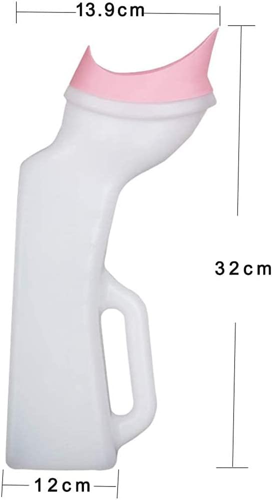 Bed pan, Ladies Soft Mouth Urinals Female Bed Urinals Elderly Urinal Thickening Adult Night Pot Urine Bag Bedpans