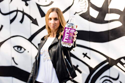Hint Kick With Caffeine Water Black Raspberry (Pack Of 12), 16 Ounce Bottles, Caffeinated Water, Black Raspberry Infused, Zero Sugar, Zero Calories, Zero Sweeteners, Zero Artificial Flavors #TOP4