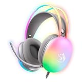 Headset Gamer Haven Ultra RGB Profissional Confortável Imersivo com Microfone Som Alto Ozzix