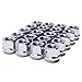 Mastiff 11307 Open-End, M12x1.5 Thread, Triple-Chrome Finish, Bulge Acorn Lug Nut Set (Pack of 20)