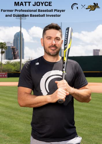 Guardian X Stinger Bbcor Baseball Bat - 3 Drop - 2 5/8" Barrel - Available In 31” To 34” - Drop 3 Baseball Bat For Middle School, High School, Or College - 32" - 29 Oz - Black/Gray #TOP5