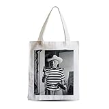 Grand volume French Unicorn Tote bag Sac Shopping Pablo Picasso Revolver Pistolet Cliché Rare Retro années 60