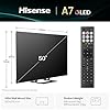 Hisense 50" 50A7QTUK QLED Smart AI TV - 4K Direct Lit Viewing, Quantum Dot Colour, Hi-View AI Engine, Built in Subwoofer, Dolby Vision, Dolby Atmos with with Freely, Disney +, YouTube, Netflix