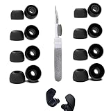 Vykyntow 8 Pairs Replacement Ear Tips Compatible with PlayStation Pulse Explore, with 3 in 1 Cleaner Kit, Silicone Ear Tips (XS/S/M/L)
