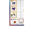 I Can Do It Reward and Responsibility Chart Task Bundle, Dry Erase Incentive Chart with 65 Tasks, 8 Blanks & 3D Stars- Weekly Magnetic Chore, Behavior, Star Chart for Kids Ages 3-10 Kenson Kids