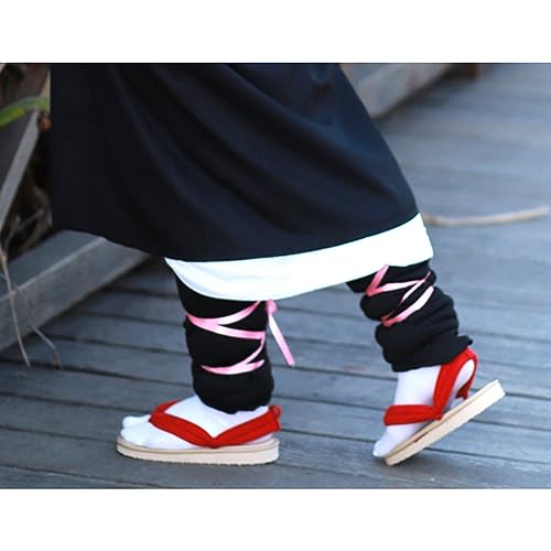 Image of UZAIN Anime Cosplay Clog Shoes Cosplay Sandal Prop Oshitari with Socks