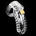 Male Chastitiy Cage, Enlove Chastity Device Locked Cage Adjustable Size Male BDSM Adult Sex Toy for Men