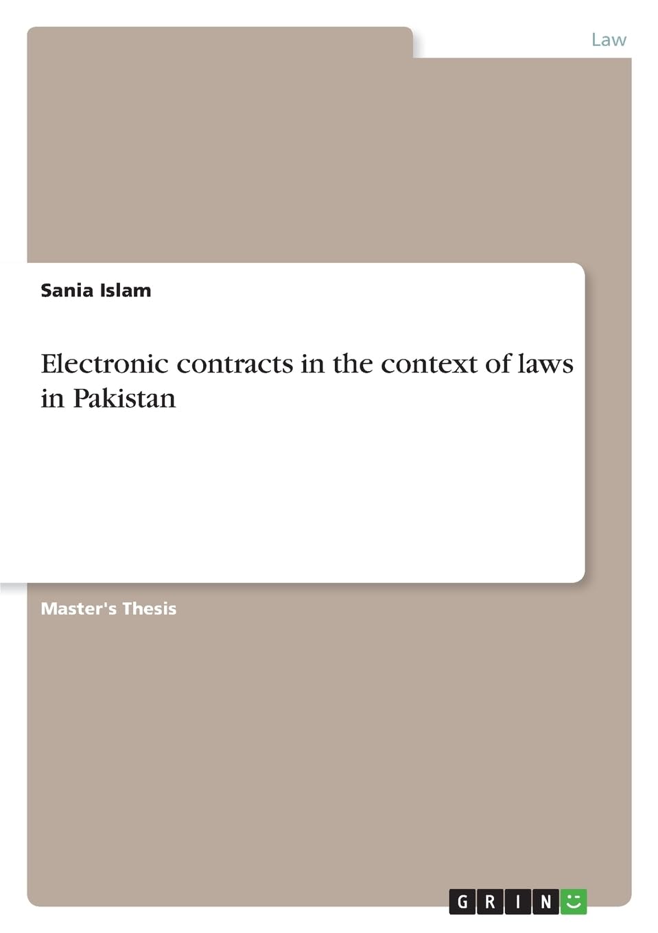 Electronic contracts in the context of laws in Pakistan