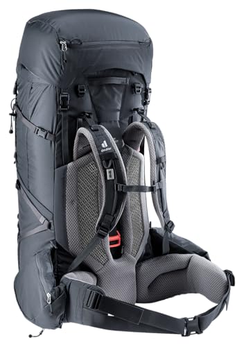 deuter Aircontact Pro 85+10 plecak trekkingowy, Kolor: czarny, 85+10 L, Minimalistyczny