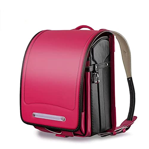 Mochila Escolar de PU Japonesa con Cierre automático, Ligera, para niñas y niños, 27 x 19 x 35 cm, n.° 6