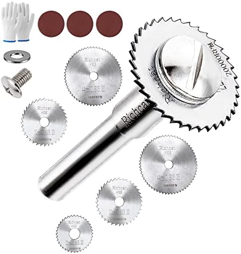 PVC Pipe Inside Cutter(5PCS Saw Blades),1/4" Round Shank,Plumbing Internal Plastic ABS Pipe Cutter Set,7/8"&1-1/4" & 1-3/4" Or Larger Diameter，High Speed Steel
