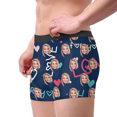 Customized Boxers with Face Custom Underwear Men Boyfriend Husband Briefs with Photo3