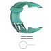 Replacement Band for Garmin Forerunner 10/15 for Women/Man - TenYun Silicone Wristband Strap/Bands for Garmin Forerunner 10/Garmin Forerunner 15 (Teal, Small Size 0.81" X 0.77")