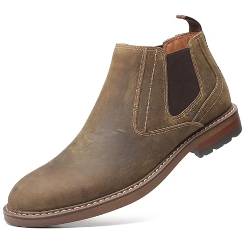 Image of Arkbird Chelsea Boots for Men Genuine Leather Oxford Casual and Formal Ankle Dress Boot