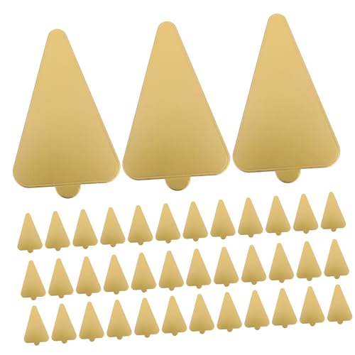 GLEAVI Dessert Holder Container Wedding Cake Base Triangle Protective Mousse Pad