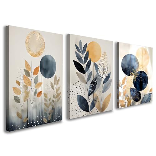 3 Piece Wall Art Framed Canvas Wall Art Modern Abstract