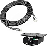 Universal Bass Knob for Amp – 4-Pin Subwoofer Volume Control with 13FT Extension Cable, Compatible with Most Car Amplifiers, Copper Core, Easy Install