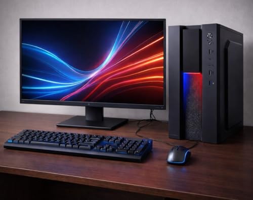 Image of Computer Desktop PC (Core i7-4th Gen 4790 | 16 GB RAM | 512 GB 10X Fast SSD | HDMI | VGA | Ethernet | WiFi & Bluetooth | HD Graphics 4600 | USB 3.0 | Win 11 | Office 19 ) Basic Software Installed