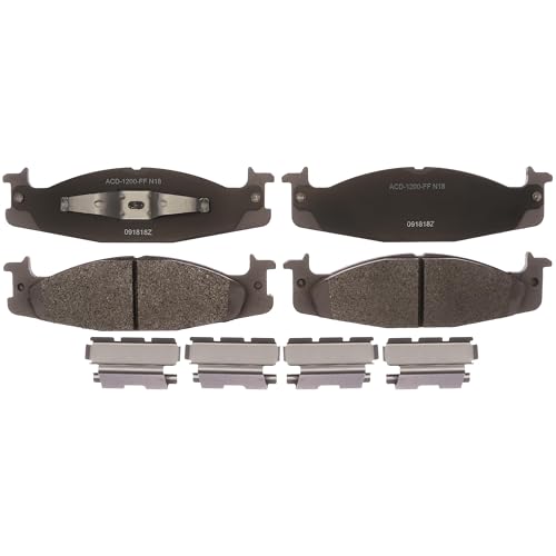 Plaquettes de frein de rechange ACDelco 14D632MH pour disques de voitures familiales