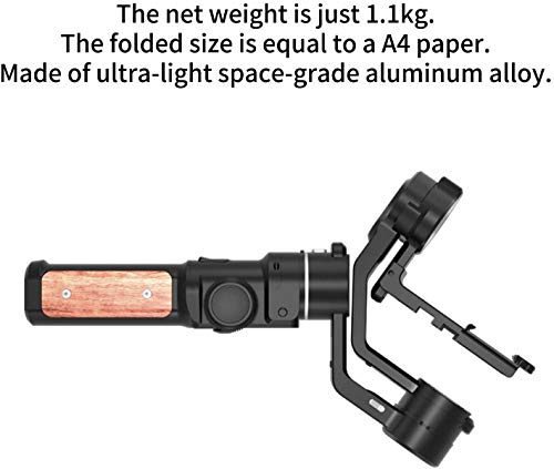 FeiyuTech AK2000s Gimbal Camera Handheld Stabilizer with Versatile Handle LCDscreen for DSLR Camera Sony a6300 a6400 a6500 Canon M50 EOS Panasonic Nikon Fujifilm(Advanced Version),Official-Authorized