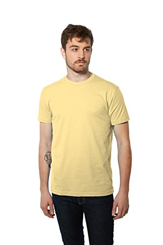 Next Level Apparel Premium Fitted Sueded Crew (6410) Banana Cream, L