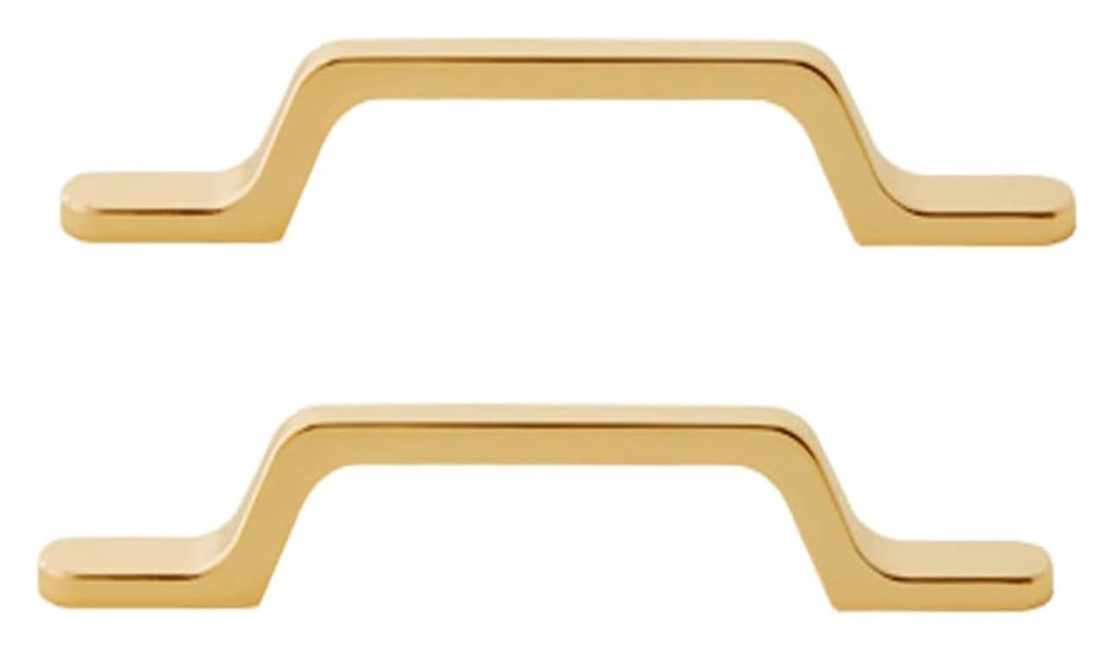 Voplivat B Kitchen Cupboard Handles, Ow Cabinet Handles Golden Multiple Sizes 2 Pack(,Hole Distance 96Mm)