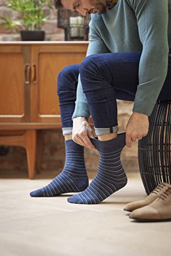 Chaussettes sans elastique contre les marques de serrage pour homme extra large - 4