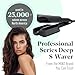 MINT Double Barrel Mermaid Hair Waver for Long Hair | Ionic Deep Waver Hair Tool Creates Volume & Large Beach Waves | Wave Crimper Hair Tool | Waving Iron for Hair with Adjustable Temperature